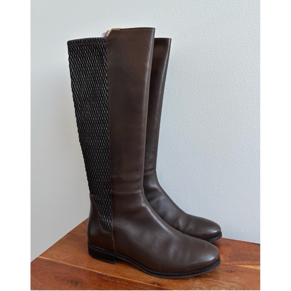 Cole Haan - Knee high boots - Chesnut. Real leather. Size 6.5 women.